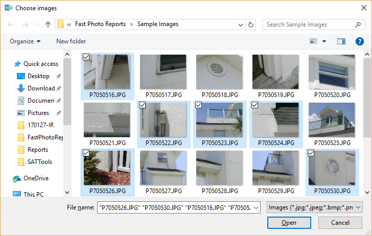 Adding Photos To Your Report